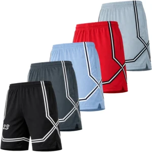 Men's 5-Pack Moisture Wicking Shorts