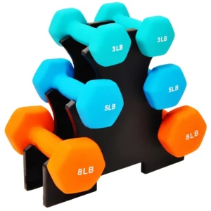3, 5 & 8lbs Dumbbell Set