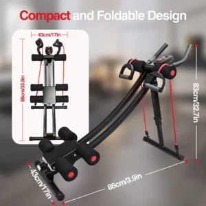 Foldable Core Workout Machine